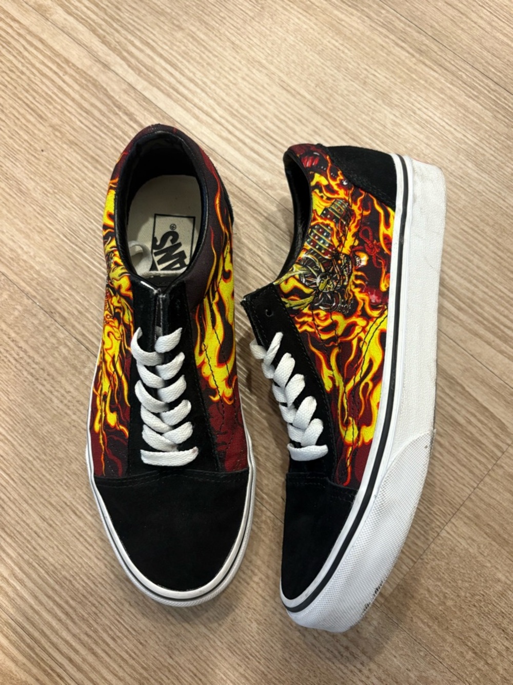 Old Skool flame vans samurai rising graphic - Picture 8 of 10